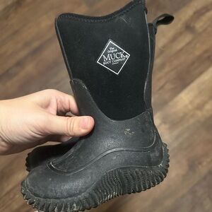 Muck Boot Company Kids Black Rain & Snow Boots